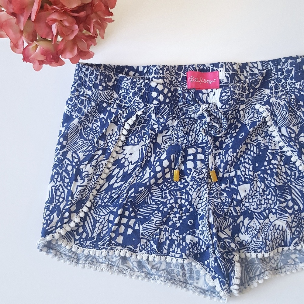 Lilly Pulitzer Pompom Shorts